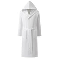 Peignoir à capuche en pur coton pour homme
