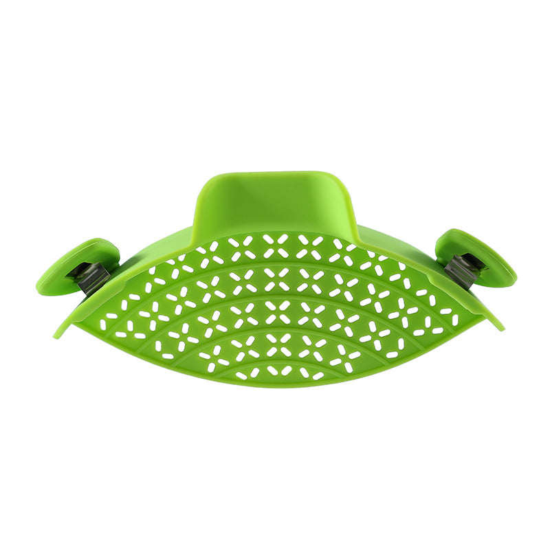 Bouchon d'égouttage latéral en silicone pour casserole, accessoire de cuisine