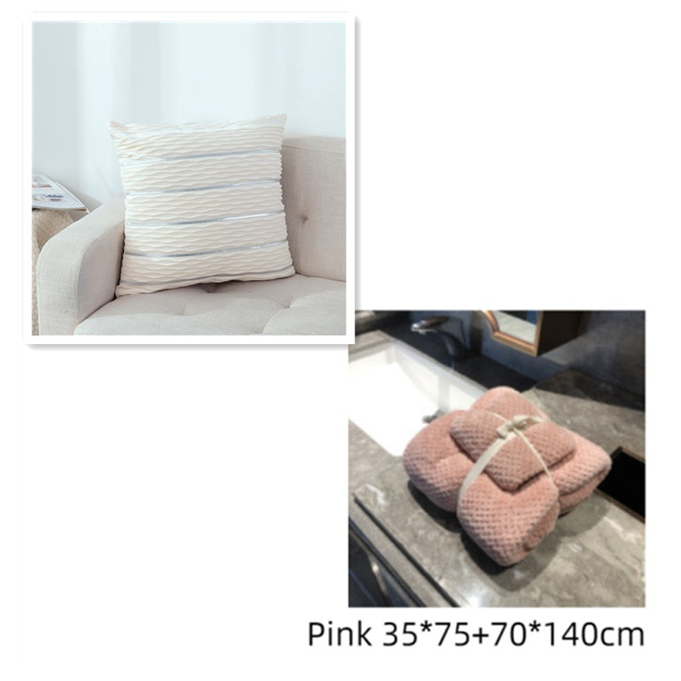 Housse de coussin velours peluche luxe 45x45 cm