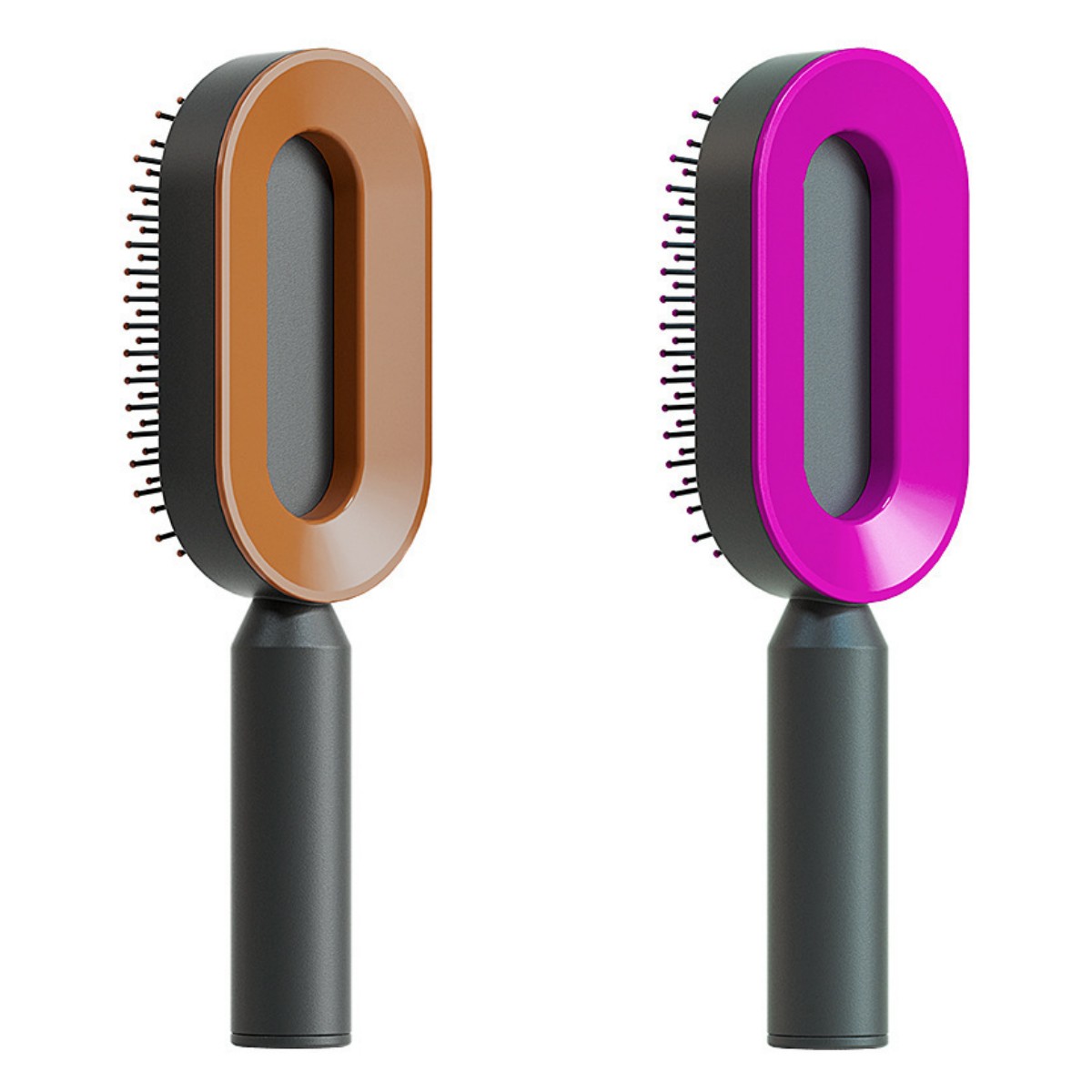 Brosse à cheveux autonettoyante pour femmes, nettoyage en une seule étape, anti-chute de cheveux, massage du cuir chevelu par airbag, peigne antistatique.