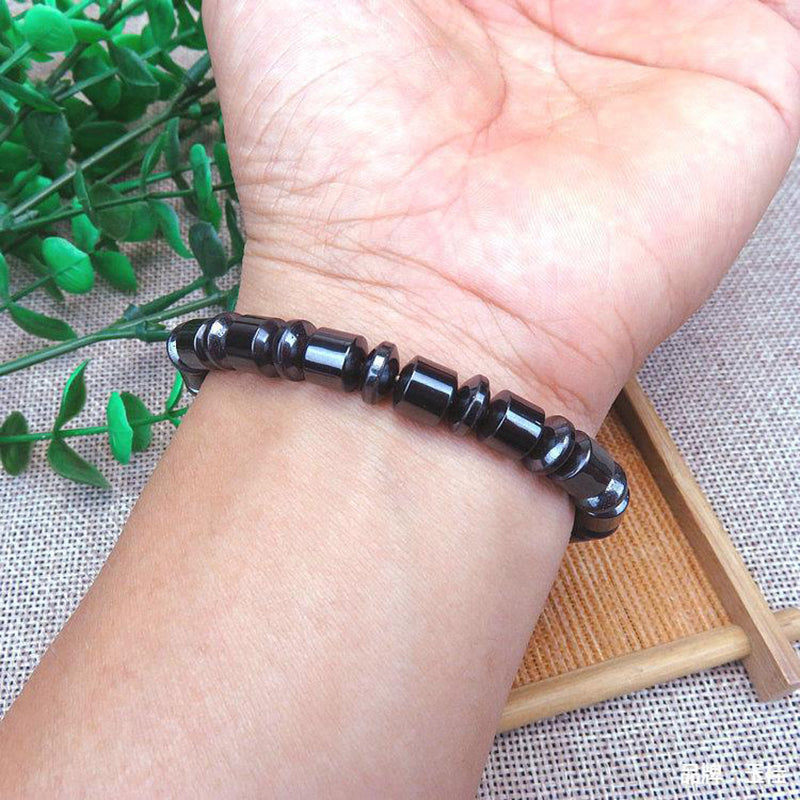 Bracelets magnétiques minceur pour femmes et hommes, pierre pentagramme, bracelets de magnétothérapie pour soulager la douleur et affiner la silhouette, bijoux de santé