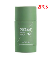 Masque purifiant au thé vert, stick d'argile, contrôle du sébum, anti-acné, éclaircissant, masque aux algues, soin de la peau