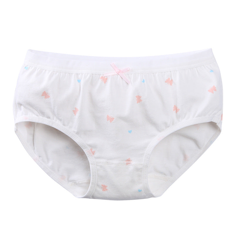 Culotte triangle en coton pour filles - Motifs amusants