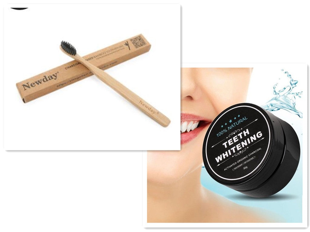 Poudre de charbon pour le blanchiment des dents, charbon actif de noix de coco, poudre de charbon pour le blanchiment des dents, hygiène buccale