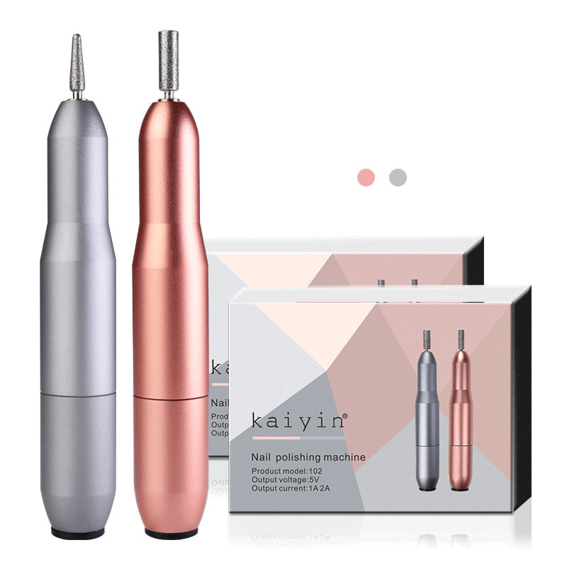 Machine de manucure électrique pour ongles, kit de manucure avec charge USB, fraise et outil de pédicure.