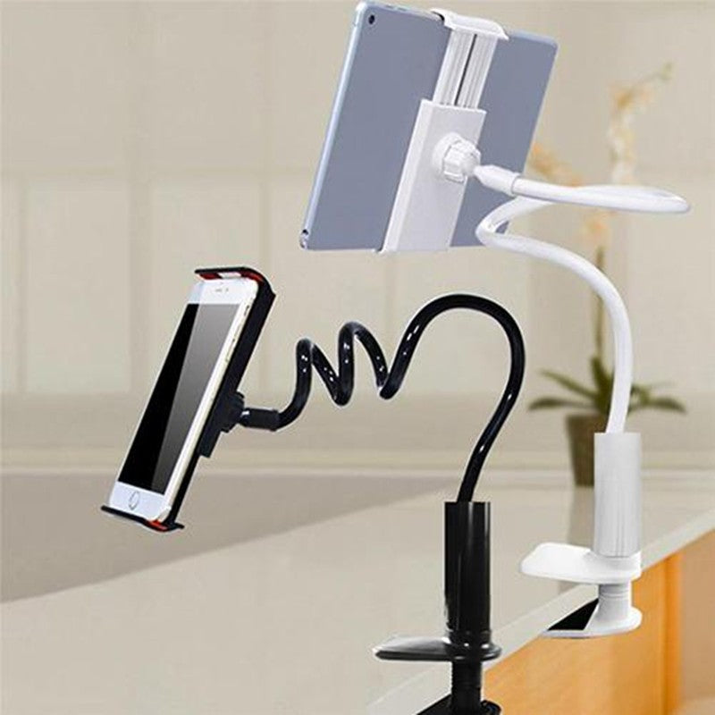 Support de téléphone/tablette à base spirale à 360° pour une utilisation confortable.