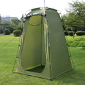 Douche, toilettes, tente de camping