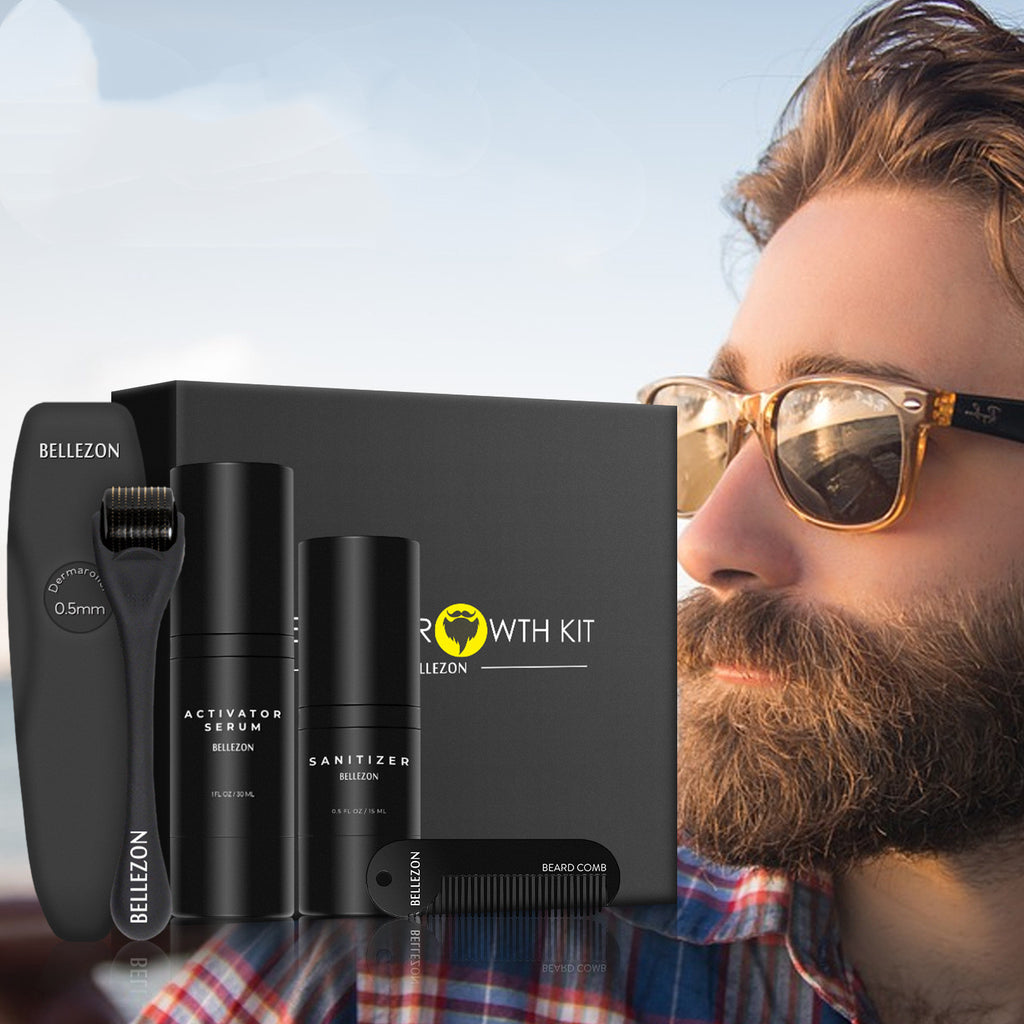 Kit de soin liquide pour la croissance de la barbe