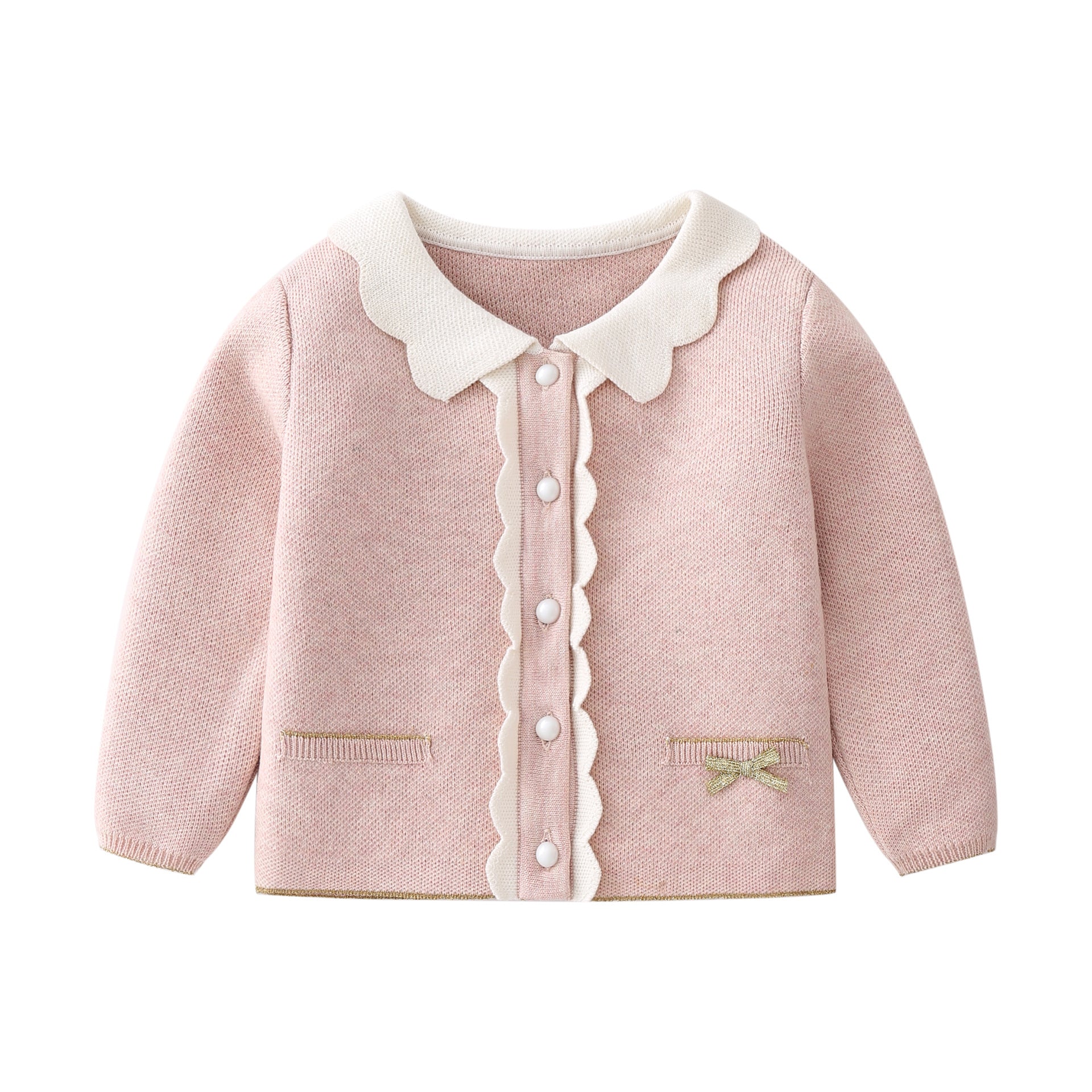 Ensemble bébé fille - Cardigan et jupe en maille coton