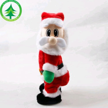 Décorations de Noël, jouets électriques Père Noël, poupées Père Noël musicales Creative Twist