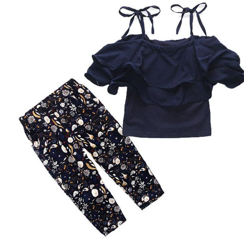 Ensemble fille style western - Mousseline et pantalon court