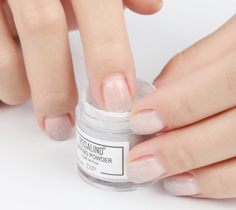 Poudre de vernis à ongles pour ongles naturels