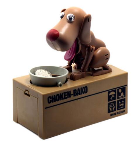 Tirelire robot en forme de chien, tirelire pour chien