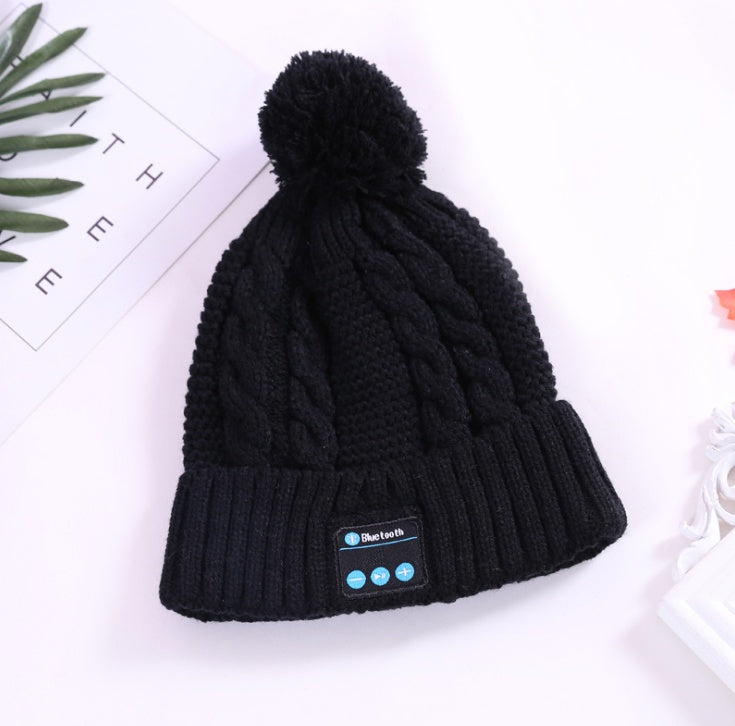 Musique Bluetooth en tricot chaud d'hiver