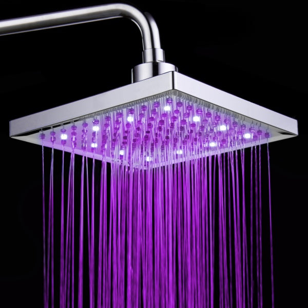 Pommeau de douche lumineux à couleur changeante
