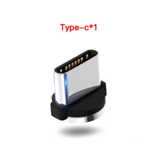 Compatible avec Apple, câble de données magnétique Flowing Light Streamer pour iPhone et Android Type-C