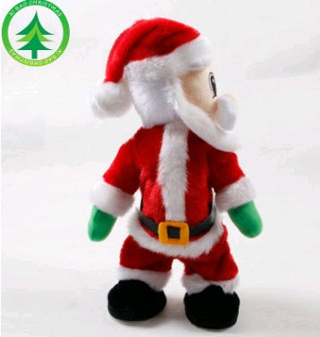 Décorations de Noël, jouets électriques Père Noël, poupées Père Noël musicales Creative Twist