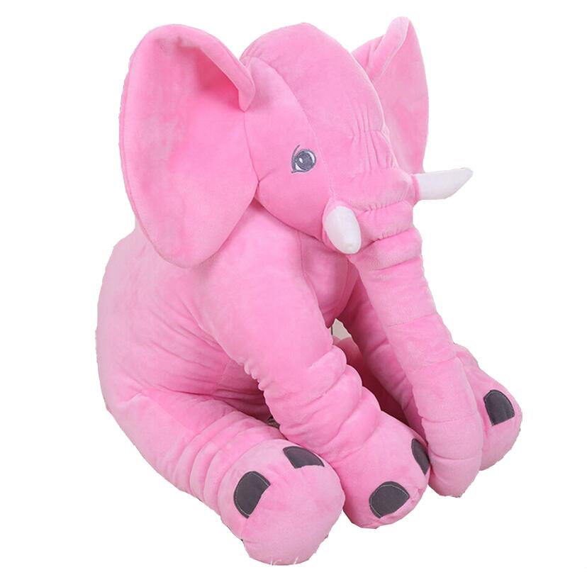 Poupée éléphant en peluche, oreiller éléphant, poupée réconfortante pour bébé