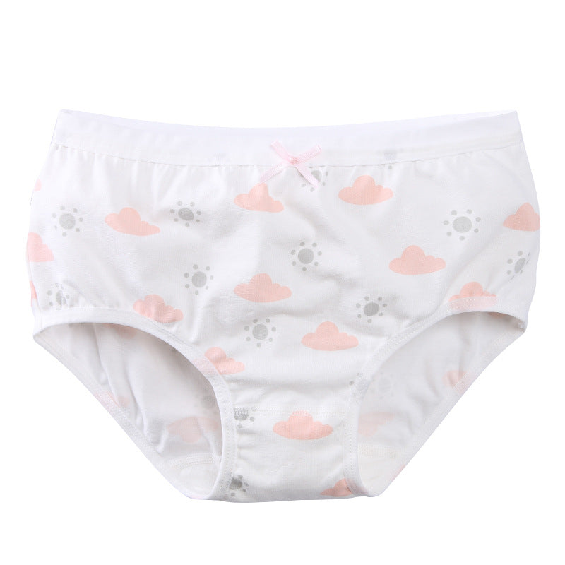 Culotte triangle en coton pour filles - Motifs amusants