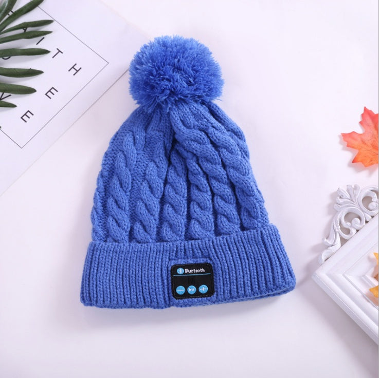Musique Bluetooth en tricot chaud d'hiver