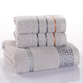 Ensemble de trois serviettes en coton