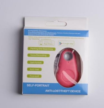 Localisateur d'objets anti-perte en forme de goutte d'eau compatible Bluetooth