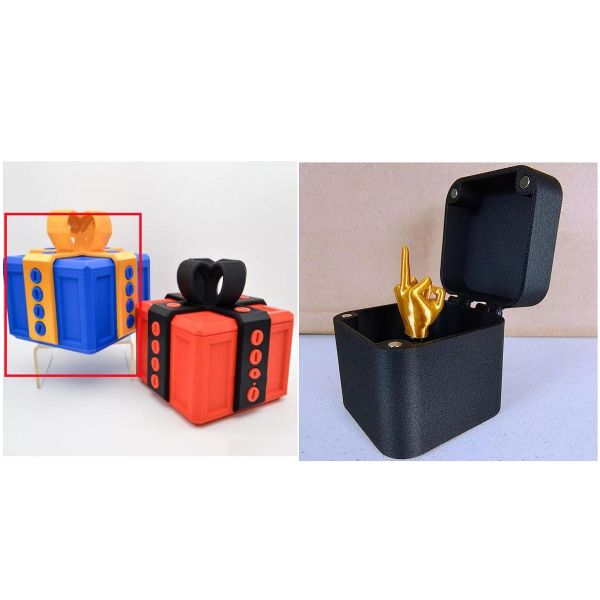 Boîte cadeau agaçante, boîte cadeau 3D amusante avec vis, boîte cadeau farce, boîte cadeau originale pour le Nouvel An