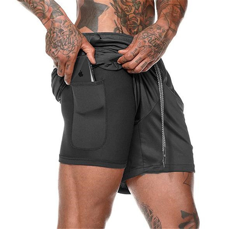 Short de compression à poches