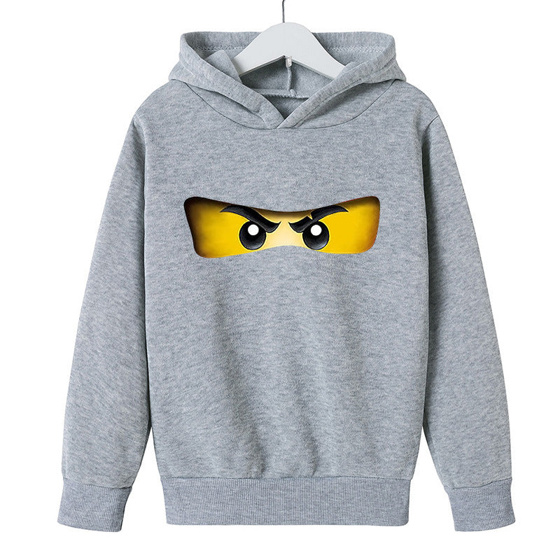 Pull-over de sport pour enfants à imprimé amusant