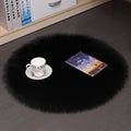 Tapis rond en peluche – Chambre, salon et balcon