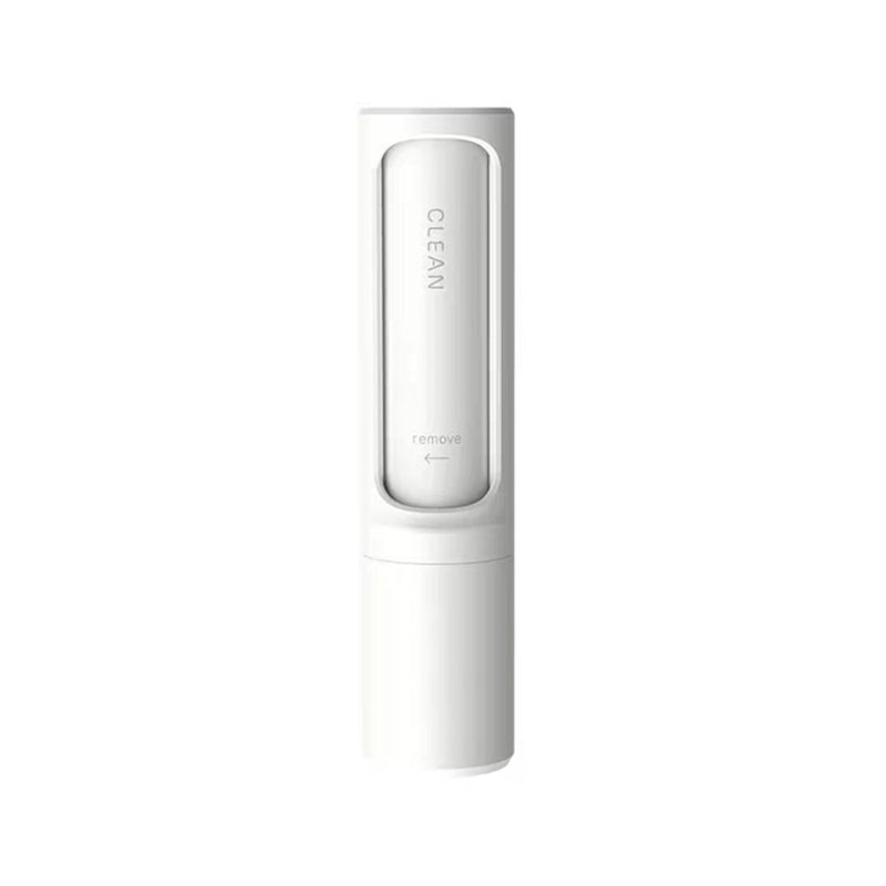 Brosse anti-poils d'animaux réutilisable 2 en 1, rouleau adhésif, outil autonettoyant portable et efficace pour chats et chiens.