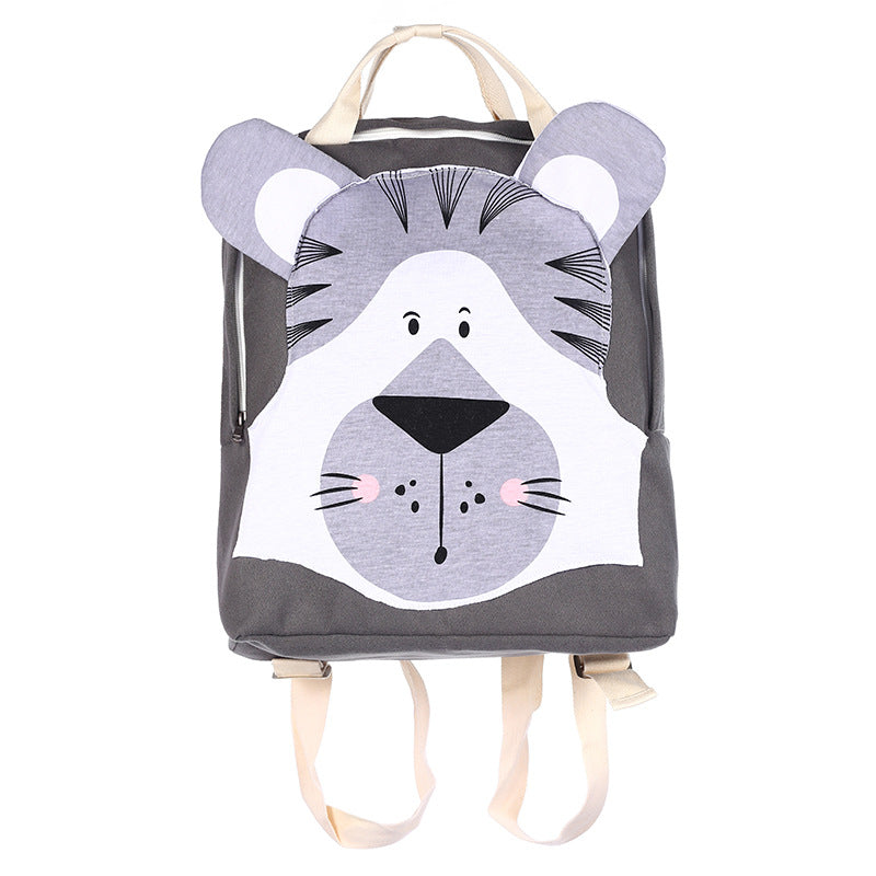 Sac à dos scolaire pour enfants avec motif animal en 3D