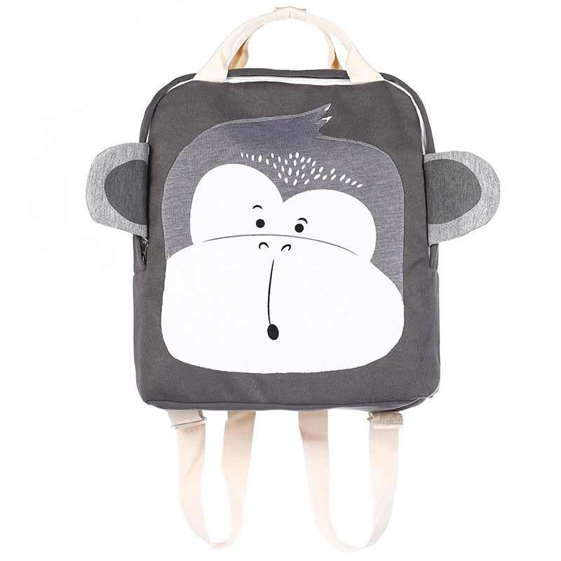 Sac à dos scolaire pour enfants avec motif animal en 3D