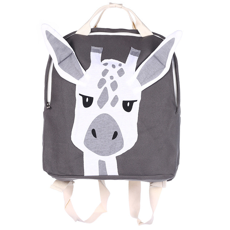 Sac à dos scolaire pour enfants avec motif animal en 3D