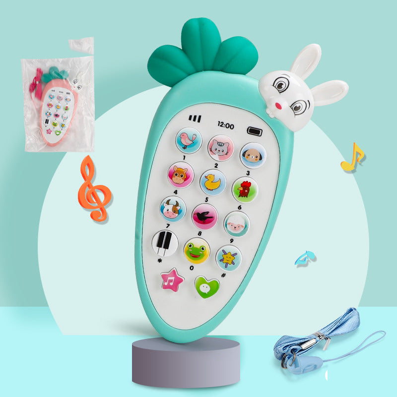 Téléphone électronique jouet musical pour bébé, jouet éducatif pour la petite enfance, jouet de simulation de téléphone multifonction