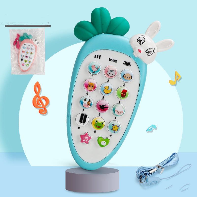 Téléphone électronique jouet musical pour bébé, jouet éducatif pour la petite enfance, jouet de simulation de téléphone multifonction
