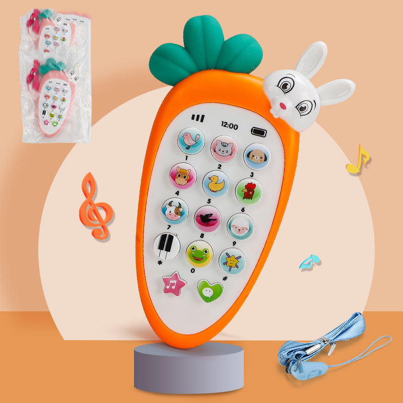 Téléphone électronique jouet musical pour bébé, jouet éducatif pour la petite enfance, jouet de simulation de téléphone multifonction