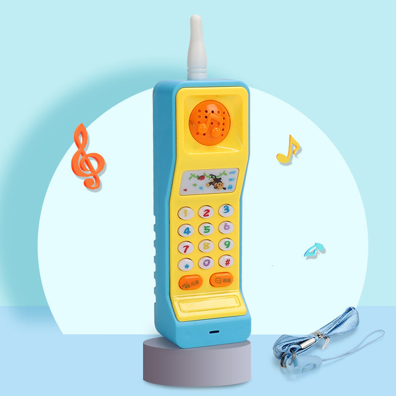 Téléphone électronique jouet musical pour bébé, jouet éducatif pour la petite enfance, jouet de simulation de téléphone multifonction