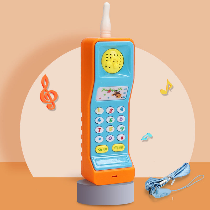 Téléphone électronique jouet musical pour bébé, jouet éducatif pour la petite enfance, jouet de simulation de téléphone multifonction