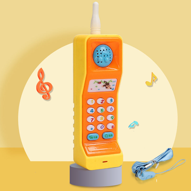 Téléphone électronique jouet musical pour bébé, jouet éducatif pour la petite enfance, jouet de simulation de téléphone multifonction