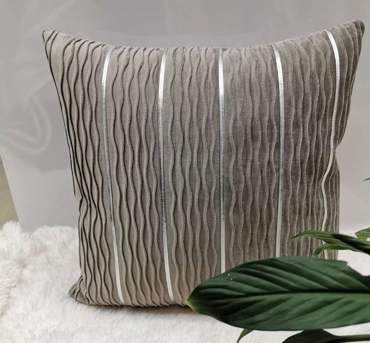 Housse de coussin velours peluche luxe 45x45 cm
