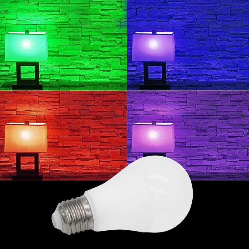 Ampoule LED multicolore à 16 couleurs avec télécommande, couleurs RVB, intensité lumineuse intelligente pour intérieur