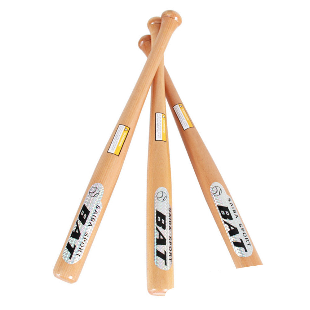 Batte de baseball de 54 cm, batte de baseball en bois, bois d'acajou et de bois mélangé, bâton