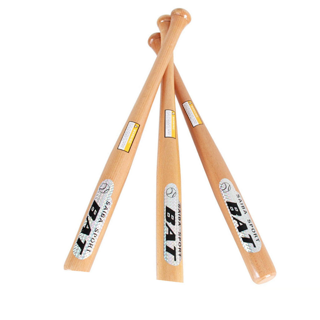 Batte de baseball de 54 cm, batte de baseball en bois, bois d'acajou et de bois mélangé, bâton