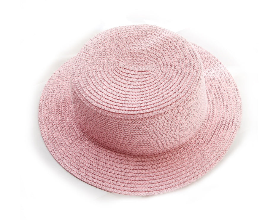 Chapeau de paille pliable d'été pour femme, léger et léger, avec protection solaire, style pêcheur, idéal pour la plage et les activités de plein air (vente en gros).