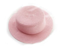 Chapeau de paille pliable d'été pour femme, léger et léger, avec protection solaire, style pêcheur, idéal pour la plage et les activités de plein air (vente en gros).