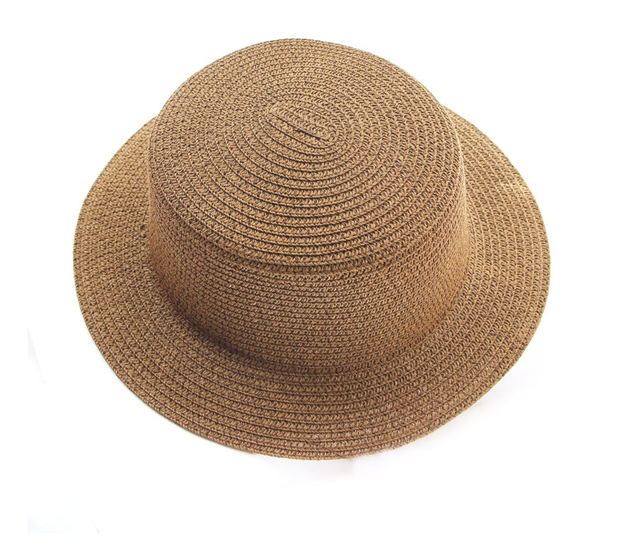 Chapeau de paille pliable d'été pour femme, léger et léger, avec protection solaire, style pêcheur, idéal pour la plage et les activités de plein air (vente en gros).