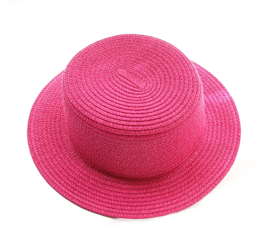 Chapeau de paille pliable d'été pour femme, léger et léger, avec protection solaire, style pêcheur, idéal pour la plage et les activités de plein air (vente en gros).
