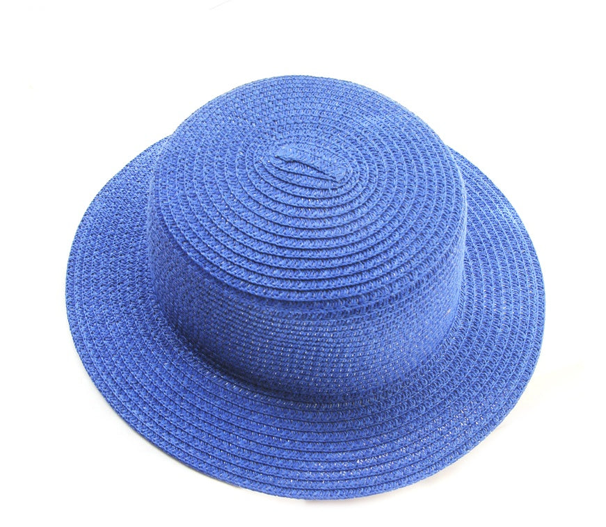 Chapeau de paille pliable d'été pour femme, léger et léger, avec protection solaire, style pêcheur, idéal pour la plage et les activités de plein air (vente en gros).