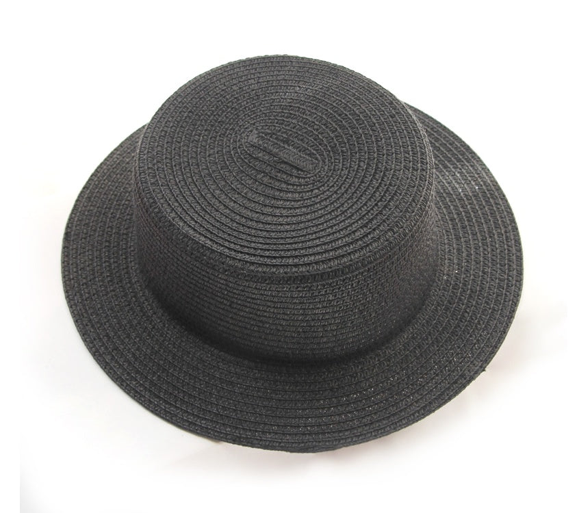 Chapeau de paille pliable d'été pour femme, léger et léger, avec protection solaire, style pêcheur, idéal pour la plage et les activités de plein air (vente en gros).